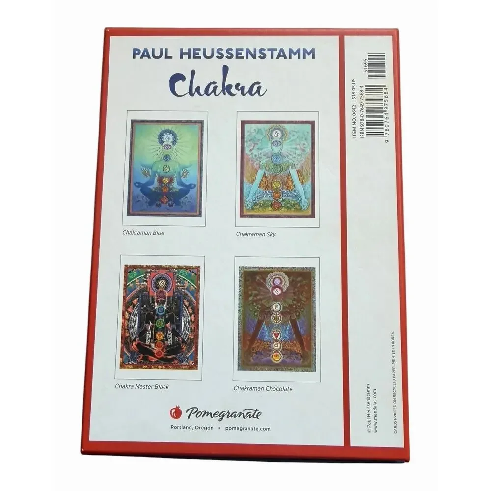 Paul Heussenstamm Chakra Greeting Card Set Blank Art Cards Meditation Spiritual